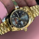 Luxury causal watch Golden Black