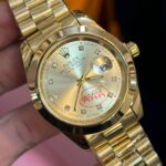Luxury causal watch Golden
